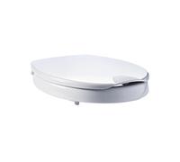 Siège de Toilette Fermeture en Douceur Premium Blanc Siège Rehausseur