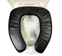 Siège de toilette haute élévation Coussin antidérapant imperméable | Rehausseur rembourré pour toilettes maison, salle de bain, appartement, hôtel, hommes âgés, enceintes, grand-mère