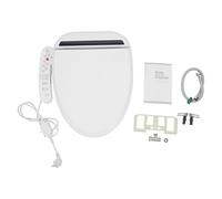 Siège de toilette intelligent avec buse, siège de douche électrique, avec télécommande, veilleuse et sèche-linge, eau chaude, fonction de lavage