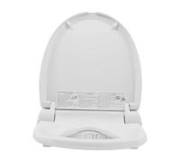 Siège de toilette intelligent - Bidet - 1350 W - Eau chaude - Veilleuse LED - Turbo/douche/bidet - Pour toilettes standard - Montage autonome - Pour personnes âgées, femmes et enfants