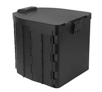 Siège de Toilette Pliable, Sac à Ordures Pliable Voiture Toilette de Voyage Noir Rangement Facile Forte Charge pour les Enfants pour la Route à Grande Vitesse (Noir)