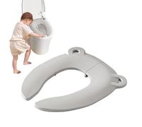 Siège de toilette pour enfant - Adorable coussin animal - Siège d'entraînement portable antidérapant - Fixation de toilette pour les voyages - Adaptateur de toilette pour bébé sans BPA - Passfo