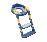 Siège de toilette pour enfant avec escalier - Siège de toilette avec escalier - Siège de toilette pour enfant et bébé (A1, bleu)