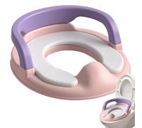 Siège De Toilette Pour - Siège De Toilette Pour Tout-petits Avec Poignées, Sièges De Toilettes Pour Tout-petits Avec Coussin | Réducteur De Toilettes Antidérapant Avec Coussin Moelleux Pour