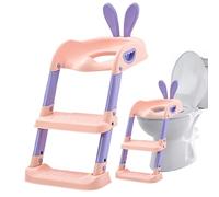 Siège de toilette pour tout-petits - Échelle de pot pliable, escabeau réglable, base antidérapante sûre, conception de chaise d'entraînement confortable | pour les âgés de six mois à ans,