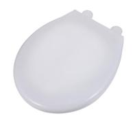 Siège de Toilette Rembourré en Eva Blanc, Confort Adulte, 40x34 Cm