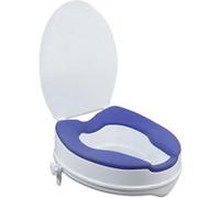 Siège de toilette surélevé Aidapt VR224ML - de 4 pouces avec rembourrage en TPR - avec couvercle