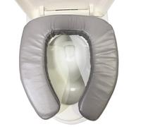 Siège de toilette surélevé avec couvercle - 38,1 cm ergonomique, portable, assistance antidérapante | Chaise percée surélevée pour personnes âgées handicapées, femmes enceintes, personnes âgées, salle