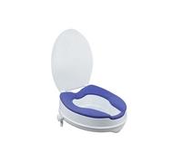 Siège de toilette surélevé de 4 pouces avec rembourrage en TPR avec couvercle