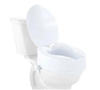 Siège De Toilette Surélevé-Duoku-Hauteur 12,7 Cm-Capacité 136 Kg-Rehausseur Toilette Universel-Pour Personnes Âgées