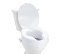 Siège De Toilette Surélevé-Duoku-Hauteur De 4 Po-Capacité De 300 Lb-Rehausseur De Toilette Universel-Pour Personnes Âgées