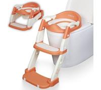 Siège de toilette Twinky avec escalier pour enfants & kit entraîneur - échelle de toilette pour enfants, siège de toilette pliable et pot - Parfait pour ton enfant