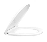 Siège de toilettes, Abattant de WC avec charnière réglable à fermeture douce, démontage en une seconde, siège toilette for toilettes U/V/O/Big U,-O