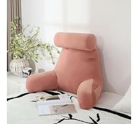 Siège de toilettes, Avec cou détachable, coussin de soutien dorsal avec des bras, oreiller, lombaire ergonomique(Falling Yarn Powder,75x40x40cm)