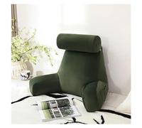 Siège de toilettes, Avec cou détachable, coussin de soutien dorsal avec des bras, oreiller, lombaire ergonomique(Jade Green,80x40x65cm)