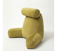 Siège de toilettes, Avec cou détachable, coussin de soutien dorsal avec des bras, oreiller, lombaire ergonomique(Flow Yellow,75x40x40cm)