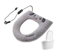 Siège de Toilettes Chauffant - Avec Réglage De Température Minuterie Et Lavable - Réchauffeur De Sièges De WC Chauffants Pour Salle De Bain,Pour Maison Hôtel Appartement Dortoir Ferme Camping-Car