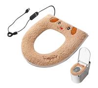 Siège de Toilettes Chauffant - Lavable Alimenté Par USB Chauffant Doux | Réchauffeur De Sièges De WC Chauffants Pour Salle De Bain - Pour Salle de Bain Hôtel Appartement Camping-Car Maison de Campagne