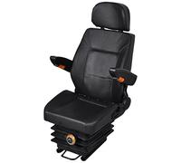 vidaXL Siège pour tracteur avec accoudoir et appuie-tête
