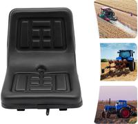 Siège de tracteur, matériauPolyuréthanedurable, installation facile, noir