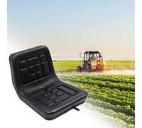 Siège de tracteur pour tracteur, tracteur de pelouse, mini excavatrice, siège d'empilement, siège de matériel de chantier, siège de conducteur universel, chariot élévateur, avec glissement de 140 mm