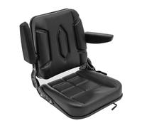 Siège de tracteur universel pour chariot élévateur avec bras et dossier Siège de tracteur Siège de pelleteuse Distance de réglage du siège (avant et arrière) : 12 cm