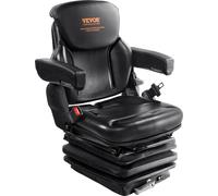 Siège de tracteur VEVOR 590 x 560 x 755 mm, 0-180° Siège de tracteur, siège de tracteur universel, siège de tracteur de tracteur, chariot élévateur à fourche PVC 33,1 kg pour la plupart des sièges méc