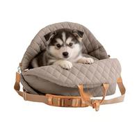Siège de Transport pour Chiot - rehausseur étanche pour Animaux de Compagnie, lit de Voyage Portable | Sac pour Chiot Nylon Lavable, Berceau de sécurité Automatique Pliable, Transporteur de Voyage