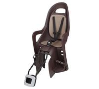 Siège de vélo arrière avec fixation cadre enfant Polisport Groovy Maxi FF 29" Marron