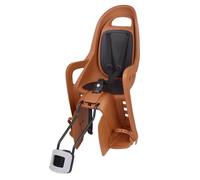 Siège De Vélo Arrière Avec Fixation Cadre Enfant Polisport Groovy Maxi Ff 29" - Noir/Camel - Tu Multicolore