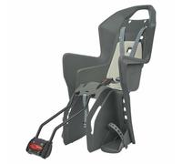 Siège De Vélo Arrière Avec Fixation Cadre Enfant Polisport Koolah 29" - Gris Charbon/Beige - Tu Multicolore