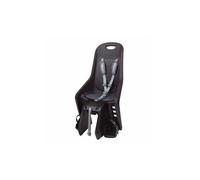 Siège de vélo arrière Bubbly Maxi fixation porte-bagages - noir/gris foncé