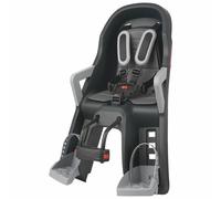 Siège de vélo avant avec fixation tube de direction enfant Polisport Guppy Mini Gris