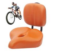 Siège de vélo avec Dossier Large siège de Selle de Tricycle de vélo avec Support Dorsal Coussin de siège de vélo d'exercice Confortable Selle de vélo Confortable surdimensionnée