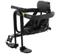 Siège de vélo d'enfant siège Avant pour Tout-Petit pour vélo avec Ceinture de sécurité, Dossier, Repose-Pieds et poignée pour Les Enfants 2~5 Ans