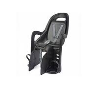 SwissStop Polisport Groovy CFS Siège Enfant de vélo, pour Enfants de 9 et 22 kg, pour Montage sur Porte-Bagages, Noir et Gris foncé
