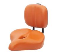 Siège de vélo Large - Siège Passager avec Dossier - Siège de vélo Extra Large avec Mousse à mémoire de Forme Absorbant Les Chocs pour Support arrière de vélo