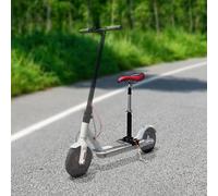 Siège de vélo pliable, hauteur réglable, sièges de vélo généraux pour hommes et femmes, noir rouge, PU + alliage d'aluminium, pour trottinette électrique Only Xiaomi M365, Xiaomi M365 Pro'S