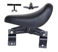 Siège de vélo pour Enfants, siège de vélo pour Enfant monté à l'avant avec pédales Pliables et Guidon antidérapant, Fixation Amovible pour Enfants pour