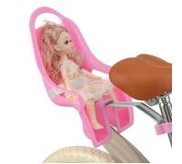 Siège de vélo pour poupée avec siège pour poupée, compatible avec vélos de 12 à 20 pouces, accessoires de vélo pour enfants, rose,k