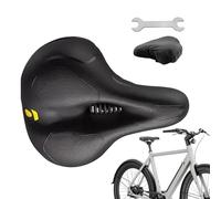 Siège de vélo rembourré en mousse à mémoire de forme imperméable | Double siège de vélo absorbant les chocs pour le confort des hommes - pour vélo de montagne exercice