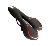 Siège de vélo | Selle de vélo rembourrée en silicone souple, étanche, ventilée avec bande réfléchissante, accessoires de cyclisme pour homme, femme, enfant