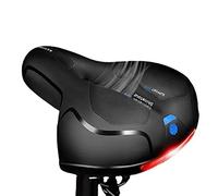 Siège De Vélo,Siège De Vélo Confortable Et Respirant Coussin De Selle De Vélo Résistant À L'Eau Avec Double Absorption Des Chocs Pour Vtt Route Vélo