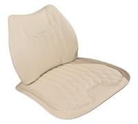 Siège de voiture en mousse à mémoire de forme avec soutien lombaire ergonomique, coussin de refroidissement ventilé 6D, tapis inférieur antidérapant pour un long dossier de conduite, convient pour