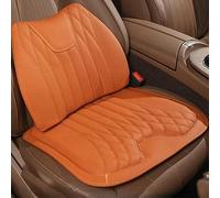 Siège de voiture en mousse à mémoire de forme avec soutien lombaire ergonomique, coussin de refroidissement ventilé 6D respirant, tapis inférieur antidérapant pour un long dossier de conduite