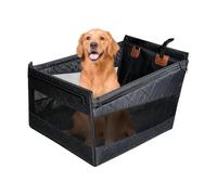 Siège de voiture pour animaux de compagnie, imperméable, antidérapant | Base renforcée - Accès des deux côtés - Coussin lavable en machine - Poche intégrée - Convient aux chiens jusqu'à 30 kg