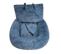 Siège de voiture pour chien avec console Siège de sécurité pour chien | Siège rehausseur doux lavable pour chien et siège d
