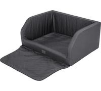 Siège de voiture pour chien, box pour chien, lit pour chien, box de transport, banquette arrière, couverture pour chien, coffre de voiture, pour chiens de grande et moyenne taille, noir, (92x70x39 cm)
