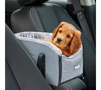 Siège de voiture pour chien console centrale | Accoudoir Siège de voiture pour petit chien | Housse de siège arrière de voiture imperméable | Sac de voyage portable | Siège de sécurité amovible