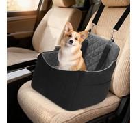 Siège de voiture pour chien de petite à moyenne taille, lavable, avec poches de rangement, sangles réglables, siège de voiture épaissi, pour siège arrière et siège avant